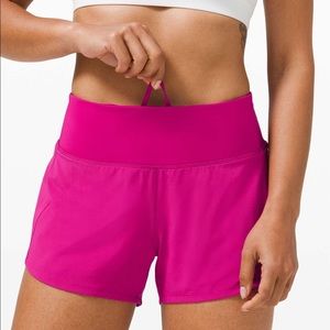 Lululemon Speed up Shorts Tall* Ripened Raspberry